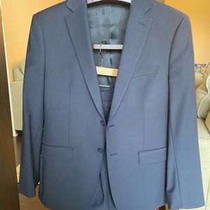 EUC Slim Fit Calvin Klein Dark Navy Suit